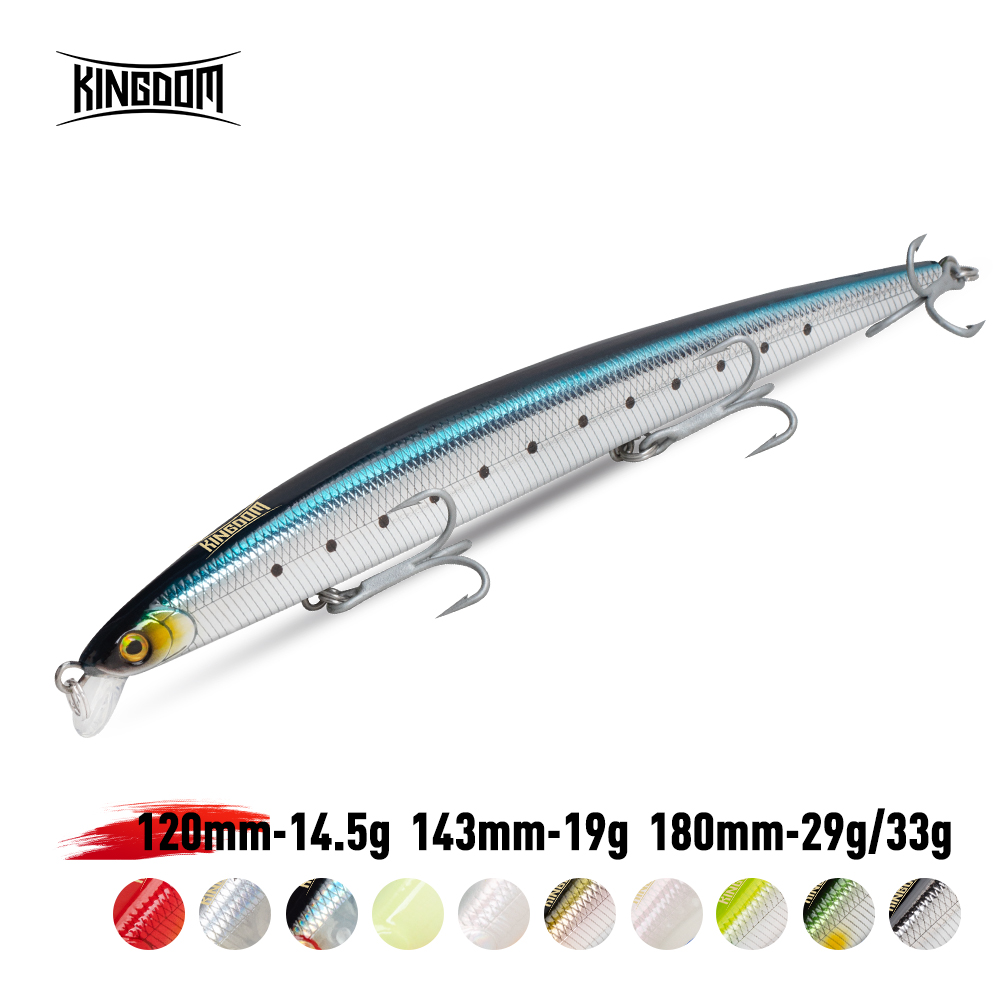 Fishing Lure Jerkbait - Kingdom Uzun Atışlı Balık Yemi 14.5g