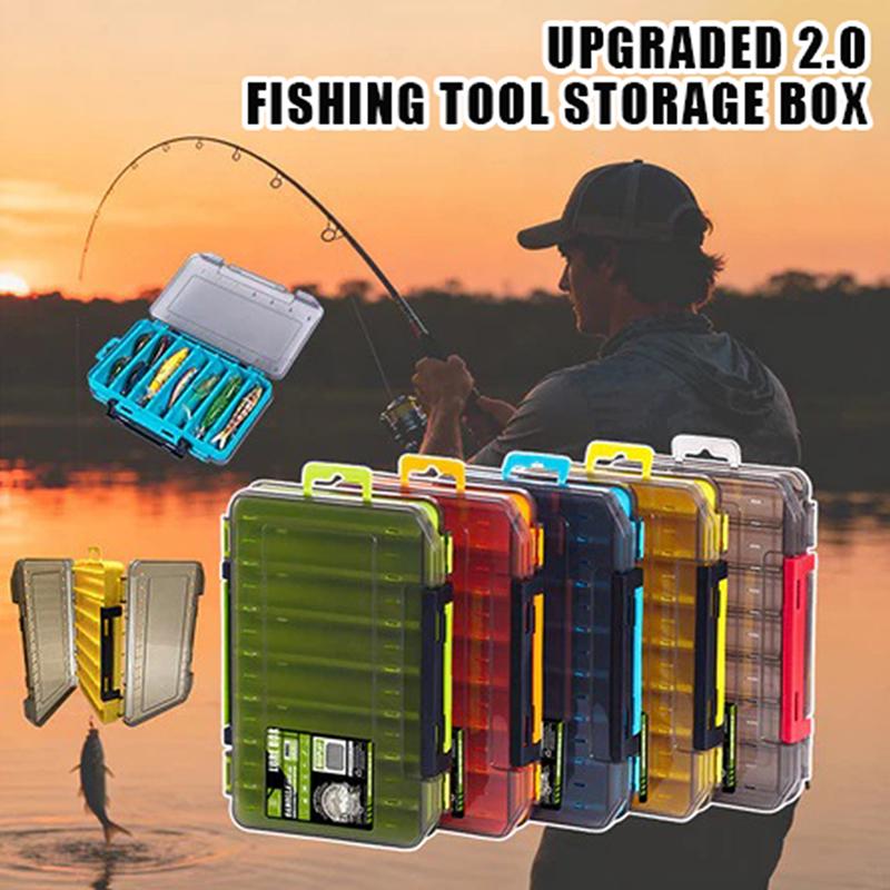 Fishing Lure Box - Çift Taraflı Kompakt Olta Takımı Kutusu