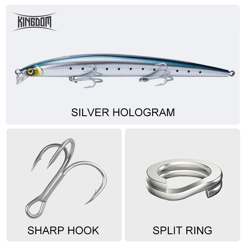 Kingdom Uzun Atışlı Balık Yemi - Fishing Lure Jerkbait incelemesi ve fiyatı
