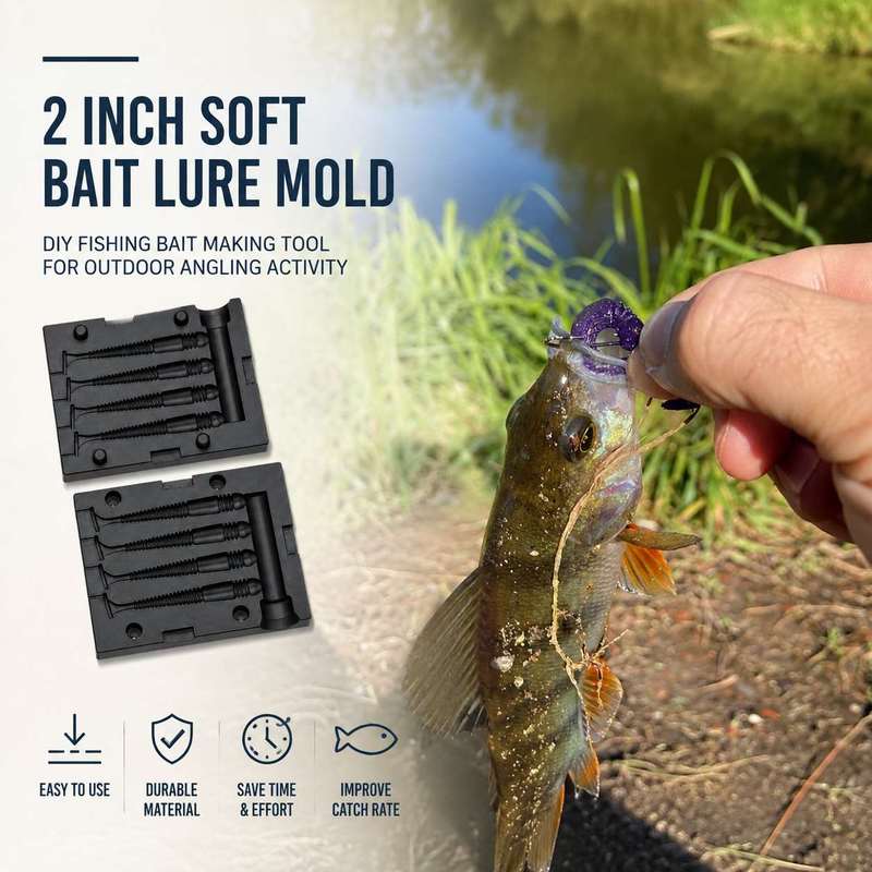 2 İnç Yumuşak Yem Kalıbı DIY B - Fishing Lure Kit incelemesi ve fiyatı